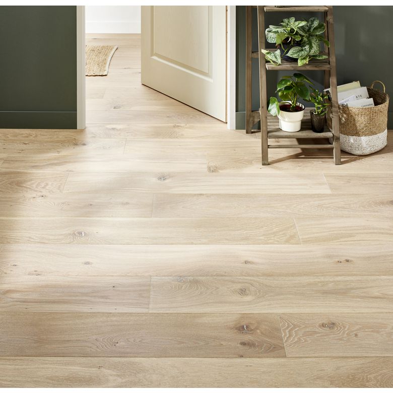 Parquet contrecollé VIANNE XL chêne aspect bois flotté ép.12mm botte de 2.2m2 Main Image
