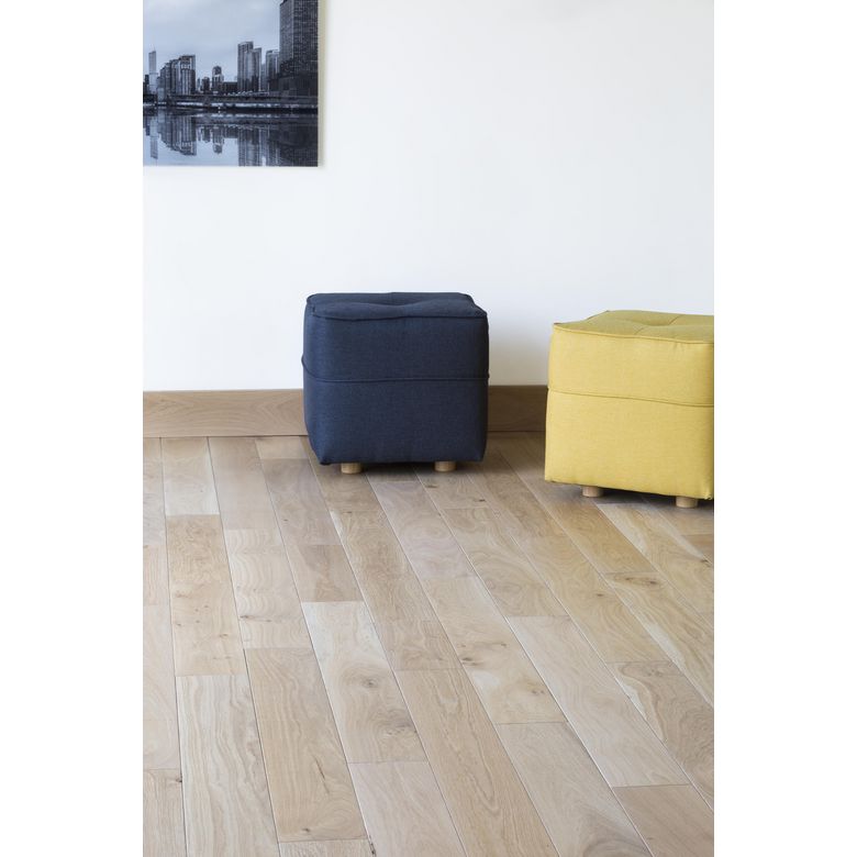 Parquet massif LYSS chêne blanc aspect bois brut 2.16 M2 Main Image