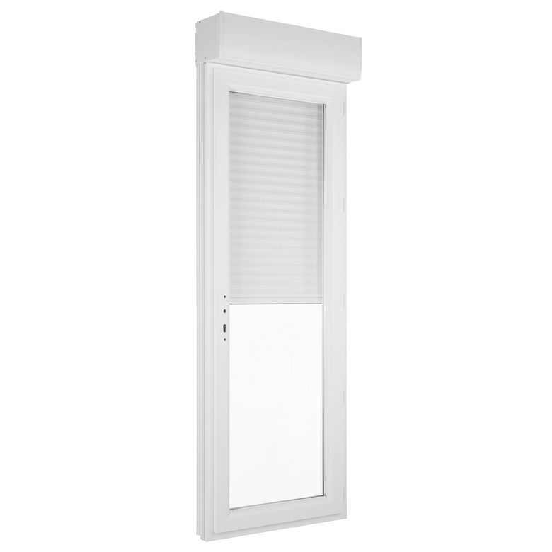 Porte-fenêtre Pria PVC 1 vantail avec volet roulant intégré-Lapeyre