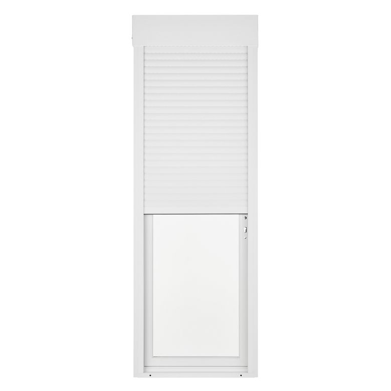 Porte-fenêtre Pria PVC 1 vantail avec volet roulant intégré-Lapeyre