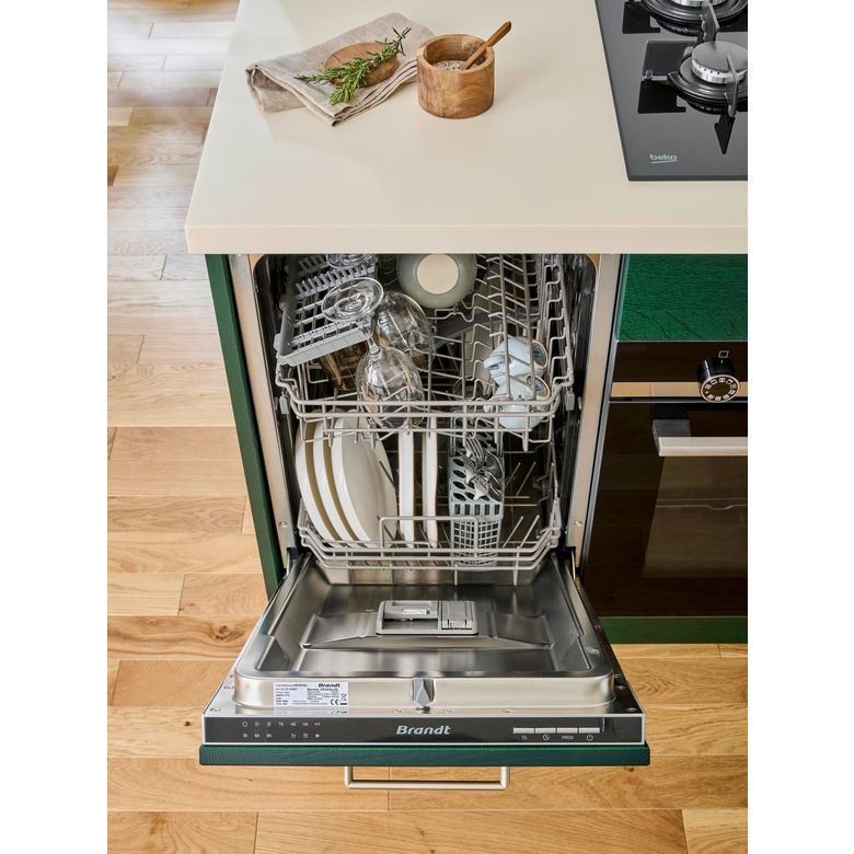 Lave-vaisselle intégrable BRANDT 47 dB L. 45 cm - Cuisine