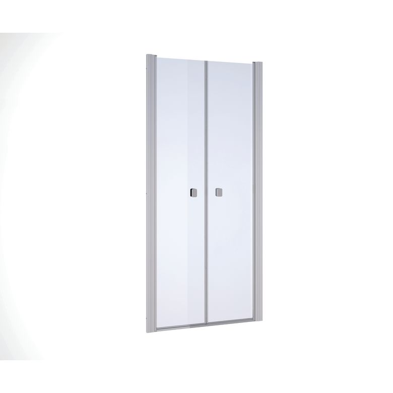 Porte de dche OPURE battante H.200 x l.70 verre transparent Timeless chrome Main Image