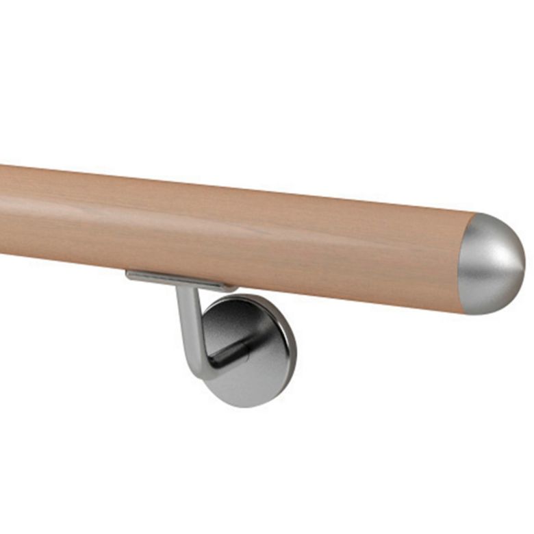Support inox pour main courante bois Main Image