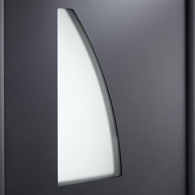 Porte d'entrée Moncelle Aluminium poignée Iris - Portes