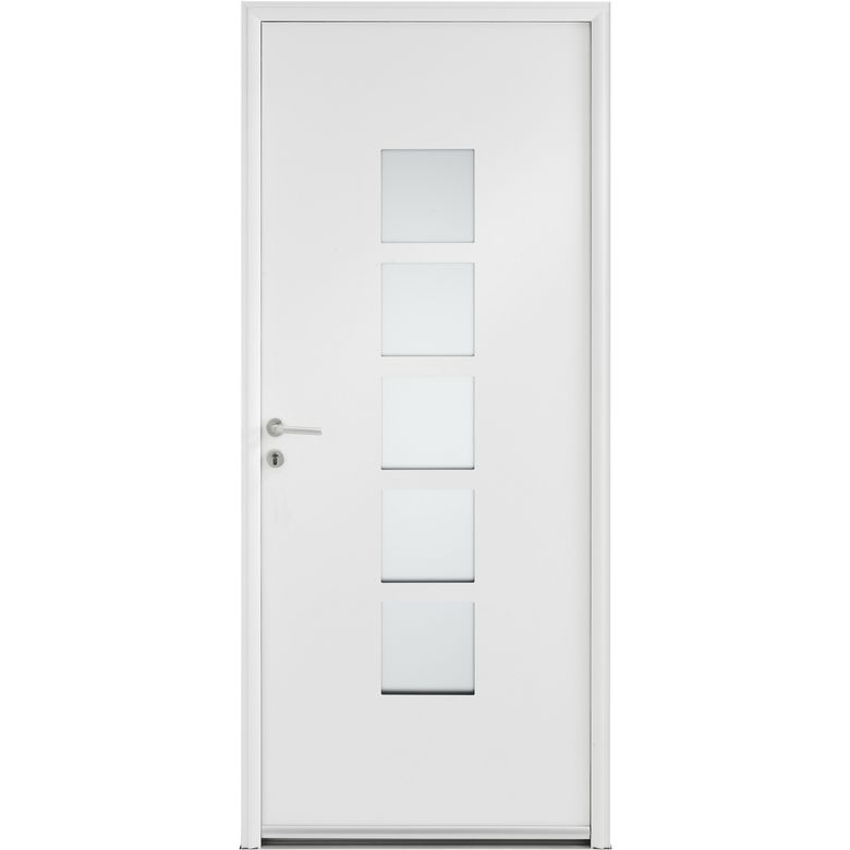 Porte d'entrée Loison Aluminium poignée Iris