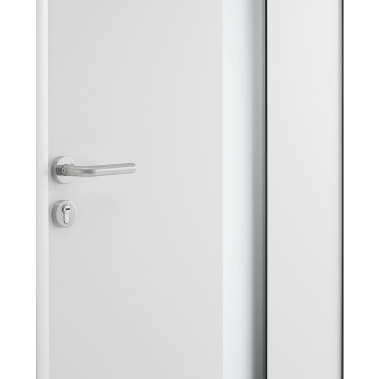 Porte d'entrée Sorbey Aluminium poignée Iris - Lapeyre