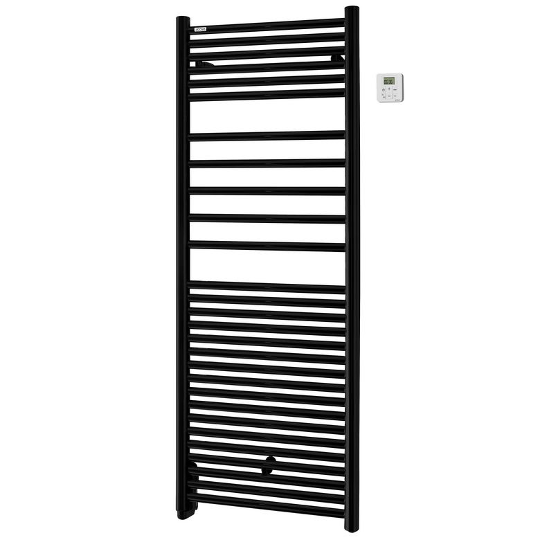 Sèche-serviettes électrique ANGORA 750W noir H.135.7 x l.50 Main Image