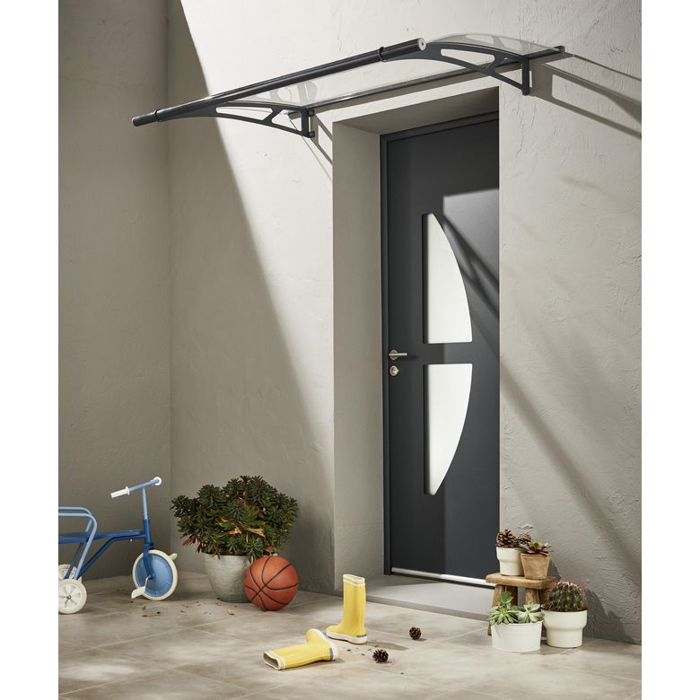 Porte d'entrée Moncelle Aluminium poignée Iris - Portes