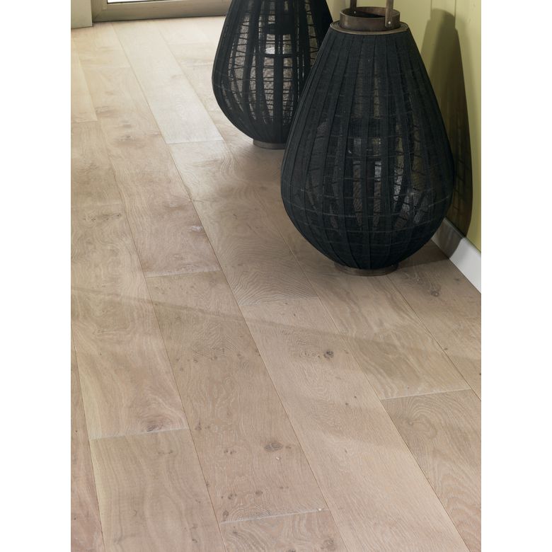 Parquet contrecollé VIANNE chêne tufeau brossé huilé ép.12mm botte de 1.38m2 Main Image