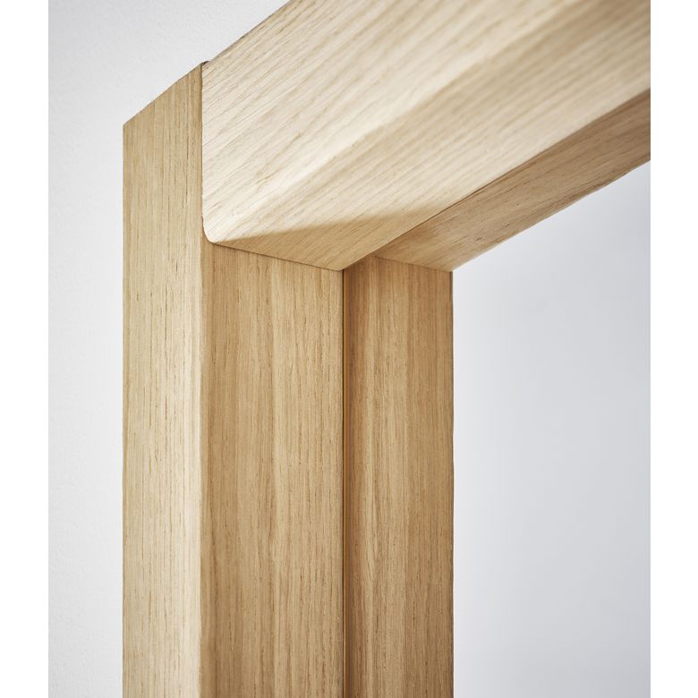 Bloc-porte chêne plaqué Quadral plein - Portes