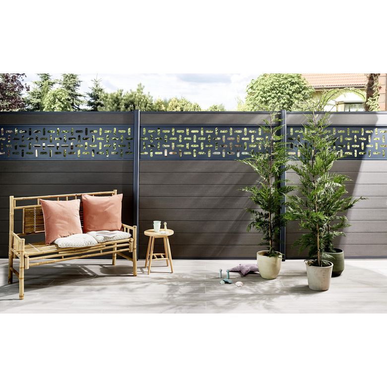 Pack décor Néo pour clôtures Elegante et Illusion - Extérieur