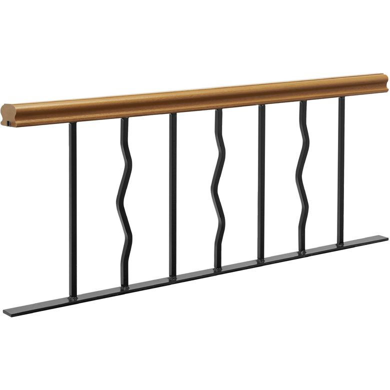 Appui Fer AZUR main courante Bois exotique H.40 x l.110 pour Tableau l.85 à 100 Main Image