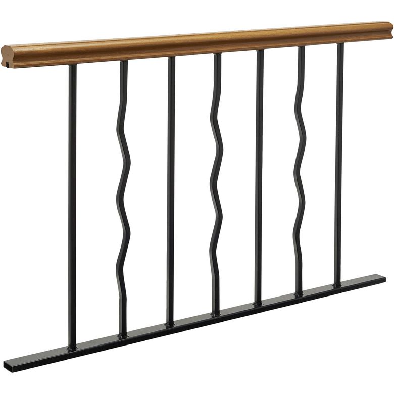 Appui Fer AZUR main courante Bois exotique H.65 x l.110 pour Tableau l.85 à 100 Main Image