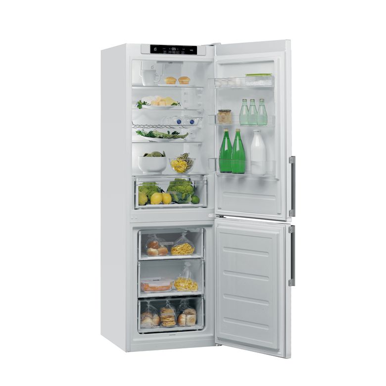 Réfrigérateur congélateur combiné pose libre blanc Whirlpool W5821DWH | Lapeyre