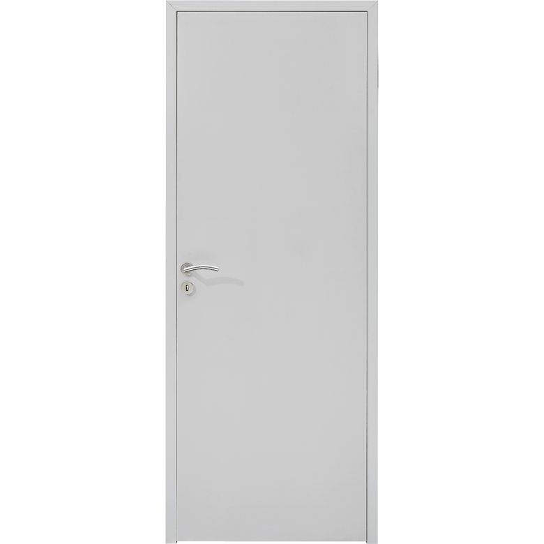 Bloc-porte avec invisible prépeint blanc H.204X73D à condamnation Main Image