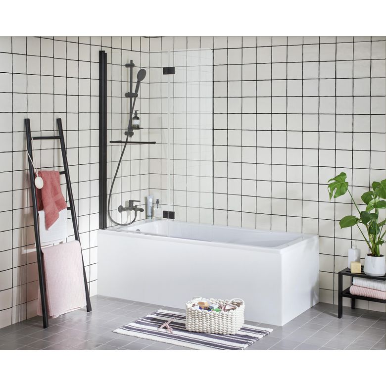 Pare baignoire 2 volets CRYSTAL - Salle de bains