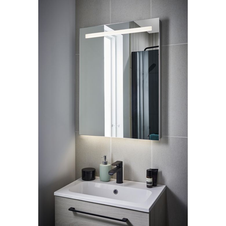 Miroir  de salle de bains lumineux bluetooth 60 cm DECIBEL- Salle de bains - Lapeyre