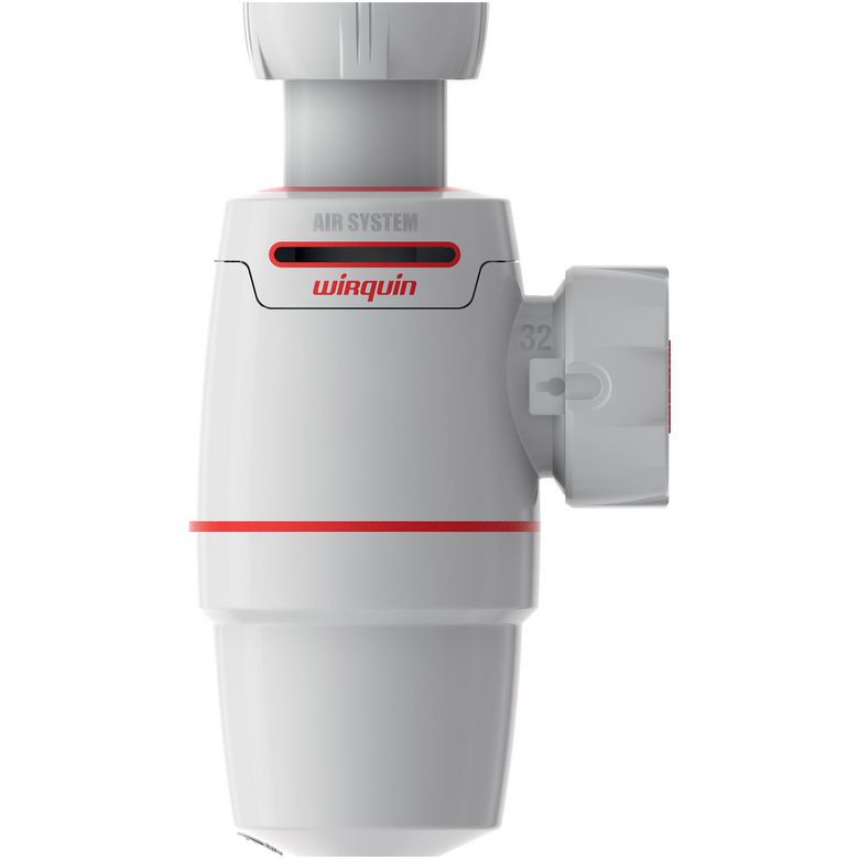 Siphon de lavabo NEO AIR pvc blanc réglable D.32 avec prise d'air Main Image