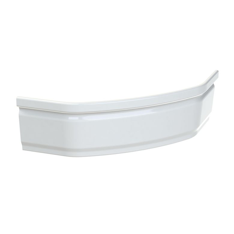Tablier BELINDA balneo angle acryl blanc L.140 x l.140 Main Image