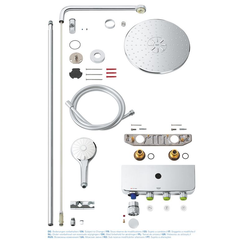 Colonne de douche thermostatique Euphoria smartcontrol