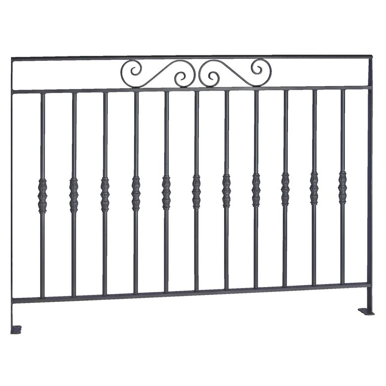 Balustrade Dampierre acier antocorrosion 110x150 cm