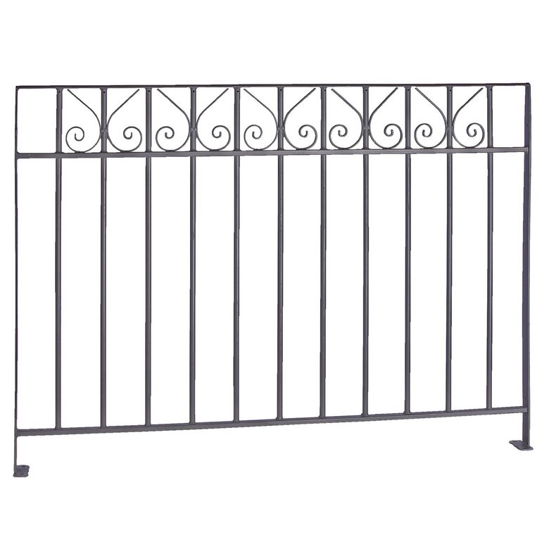 Panneau d'angle acier anticorrosion pour balustrade MODELE A Main Image