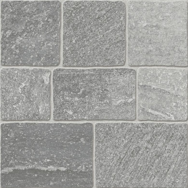 Carrelage extérieur FLORAC effet pavés 34 x 34 cm