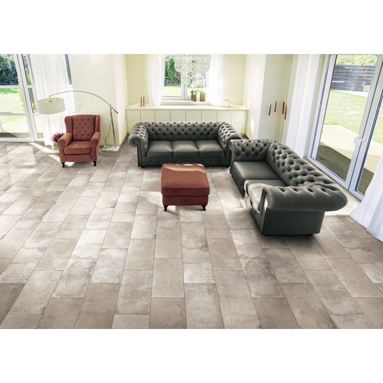 Plinthe FACTORY grise 7.5x6.5 aspect naturel Main Image