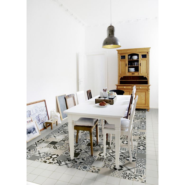 Carrelage murs et sols FABLE uni mat 13.8 x 13.8 cm