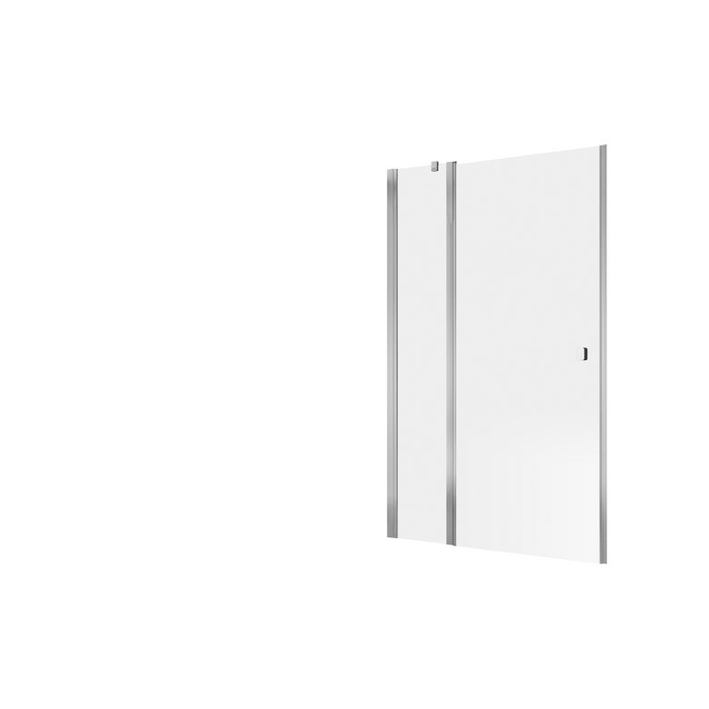 Porte de dche OPURE pivotante 2P H.200 x l.90 verre transparent Timeless chrome Main Image