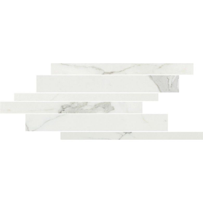 Carrelage FLORENCE décor blanc sur trame 20.97x39.7 rectifié aspect poli Main Image