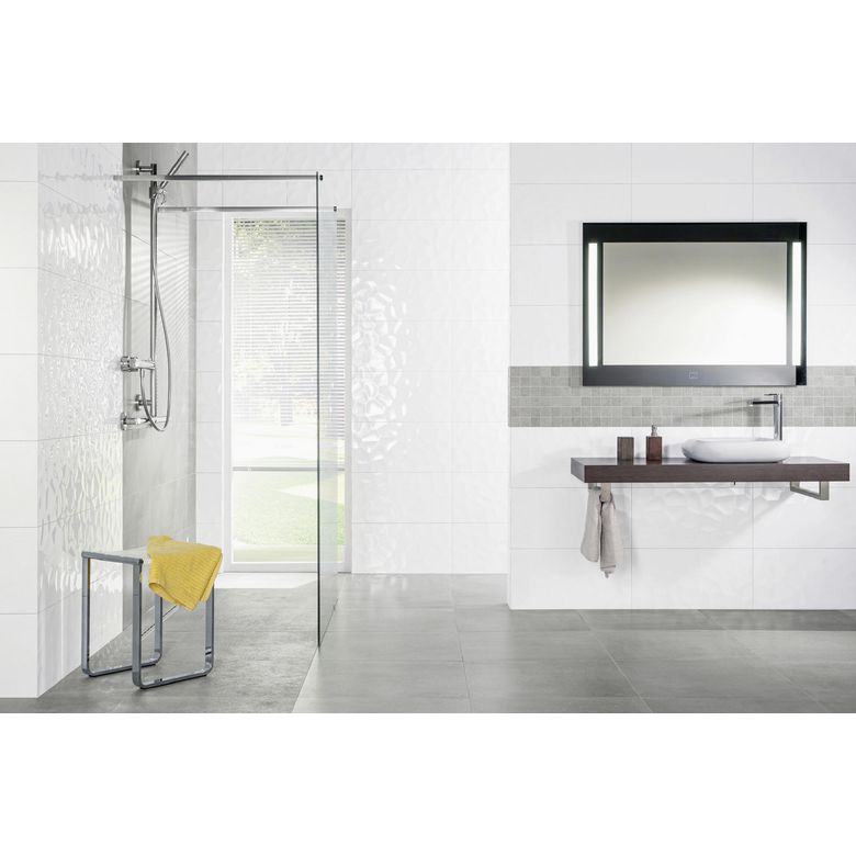 Carrelage murs FAIRWAY blanc brillant 29.8 x 59.8 cm