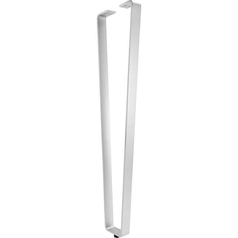 Pied en V pour retour de plan en aluminium anodisé H.85 Main Image