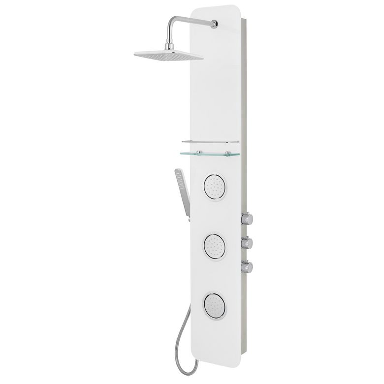 Colonne de douche hydromassante I-WATER blanche Main Image