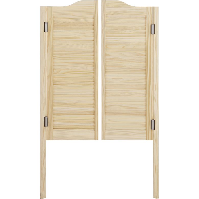 Porte en Pin Radiata SALOON ferrée 2 vantaux H.107 x l.80 Main Image