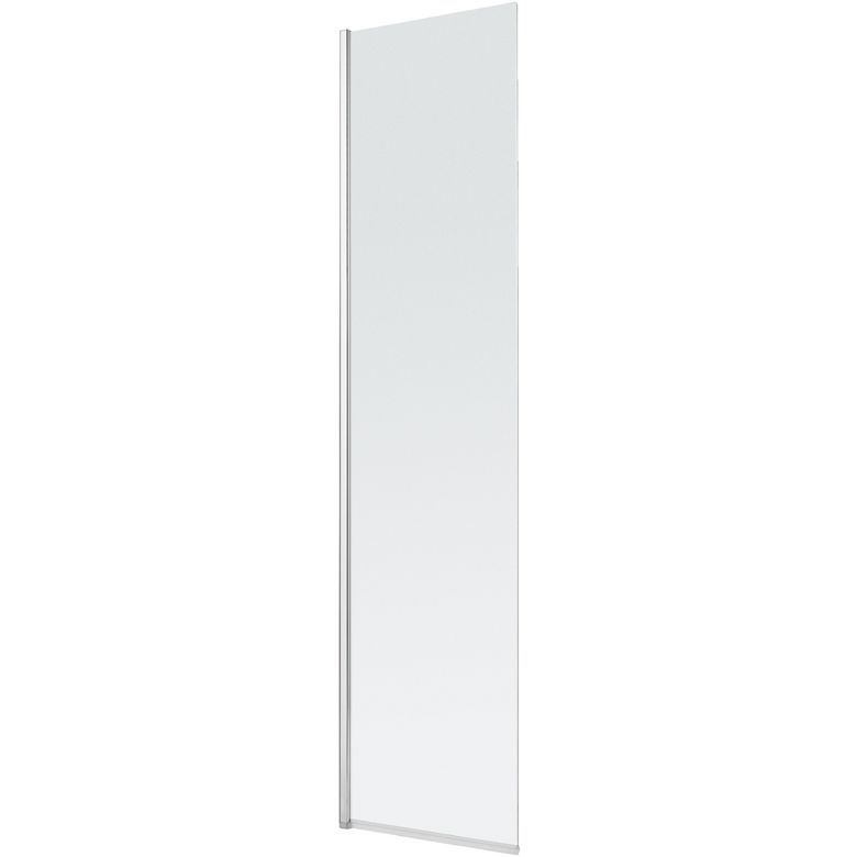 Volet pivotant seul LINE H200 x l.40 verre transparent chrome Main Image