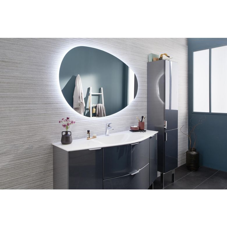 Miroir lumineux 120 cm GALILE - Lapeyre