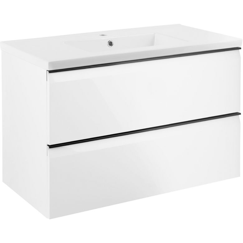 Meuble sous-vasque 120 cm sans plan 2 tiroirs   YTRAC - Lapeyre