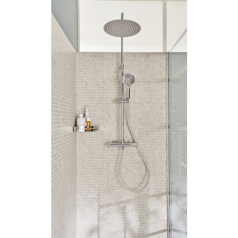 Colonne de douche thermostatique LAETITIA - Lapeyre