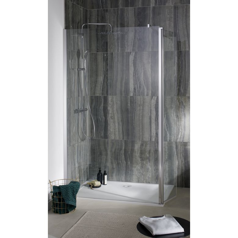 Volet pivotant en verre transparent - Salle de bains - Lapeyre