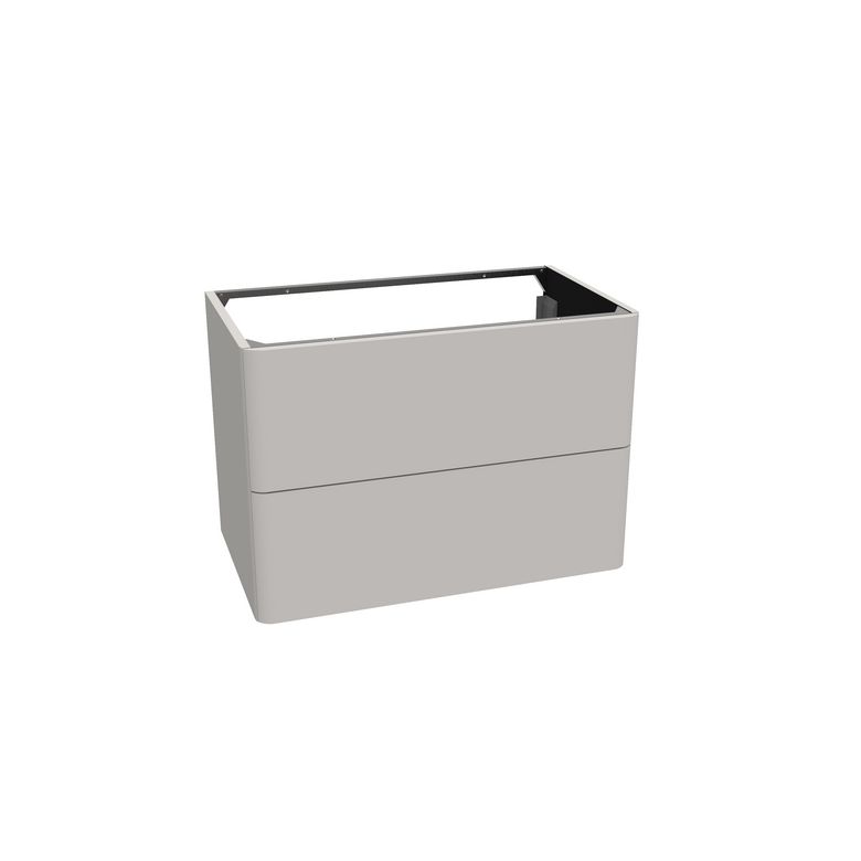 Sous vasque 2 tiroirs FRIDA gris clair l.80 Main Image