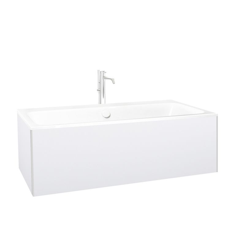 Habillage baignoire BENJAMIN droit L.200 cm Blanc mat Main Image