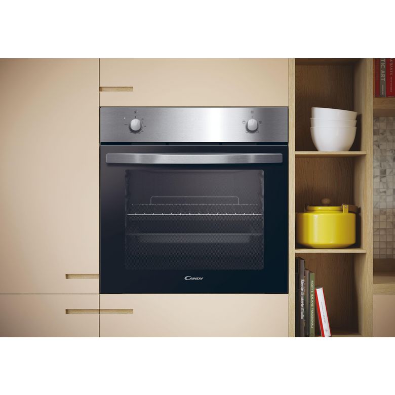 Four convection nat.  nettoyage manuel inox Candy FCS100XE Main Image