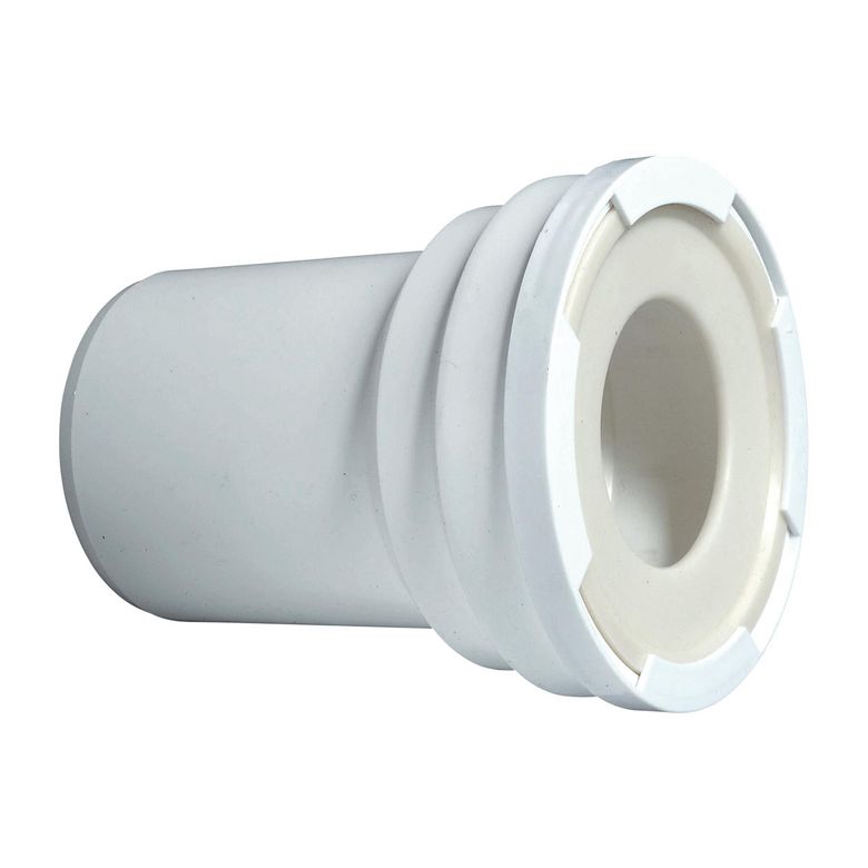 Manchon droit WC blanc D.100 Main Image