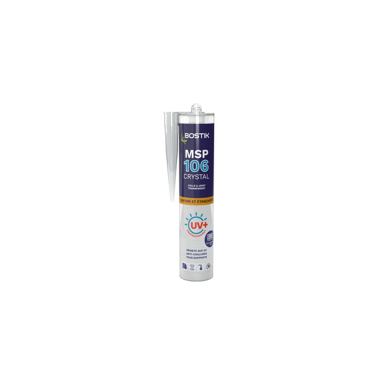 Mastic transparent Bostik MSP 106 - Cartouche 290 ml