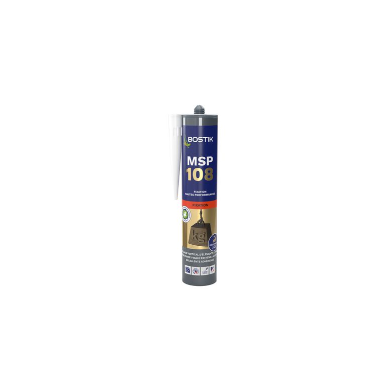 Mastic blanc Bostik MSP 108 - Cartouche 290 ml