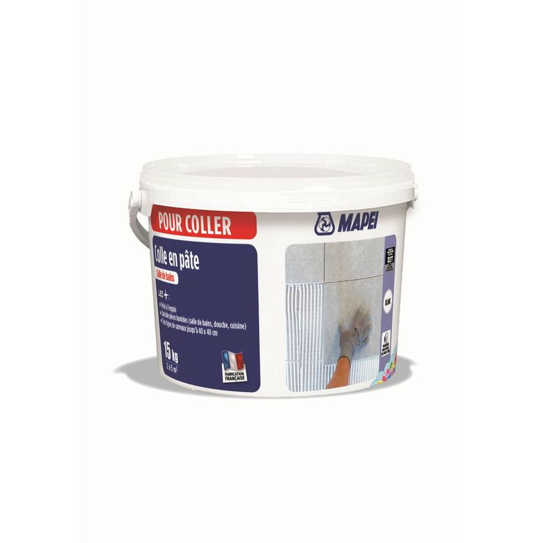 Colle en pâte salle de bains – Seau 15 kg