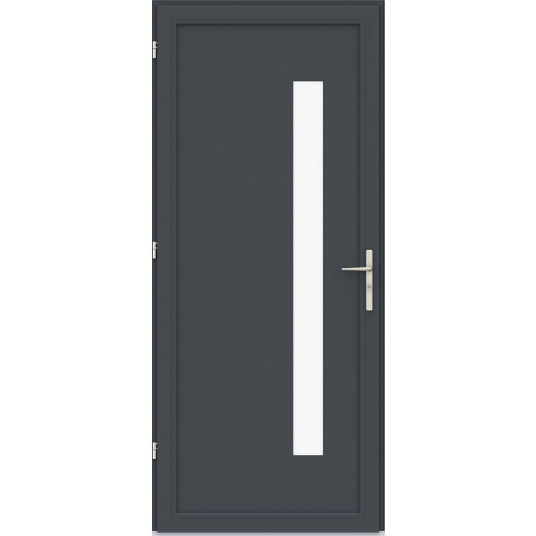 Porte d'entrée * AUDA aluminium 215 x 90-Lapeyre