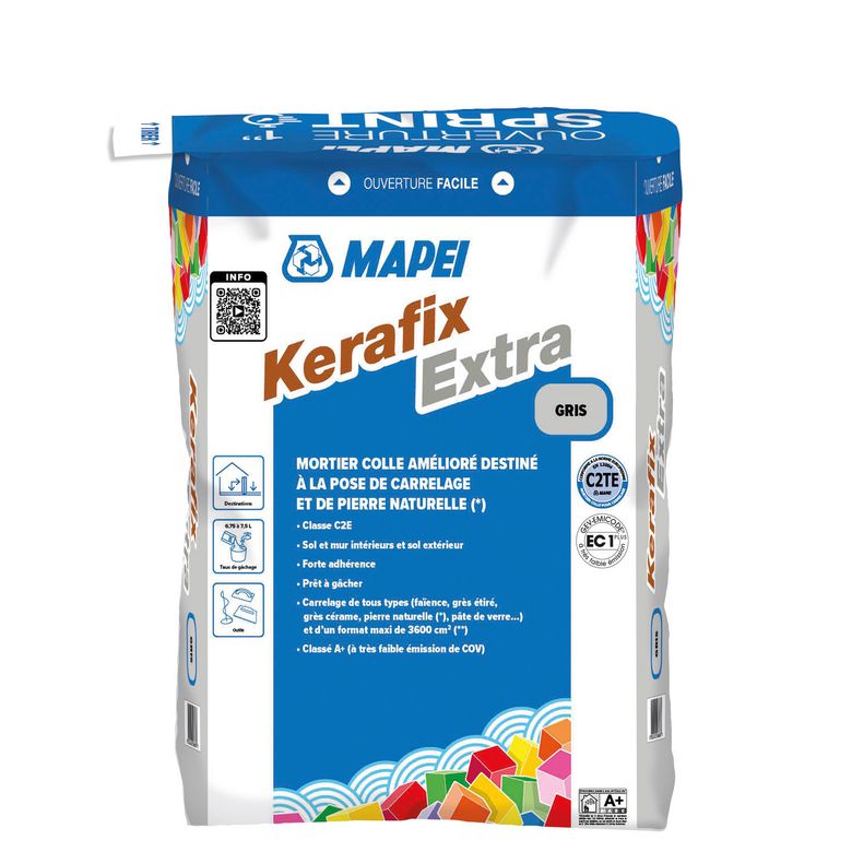 Mortier-colle Kerafix Extra – Sac 25 kg