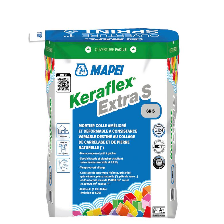 Mortier-colle Keraflex Extra S – Sac 25 kg